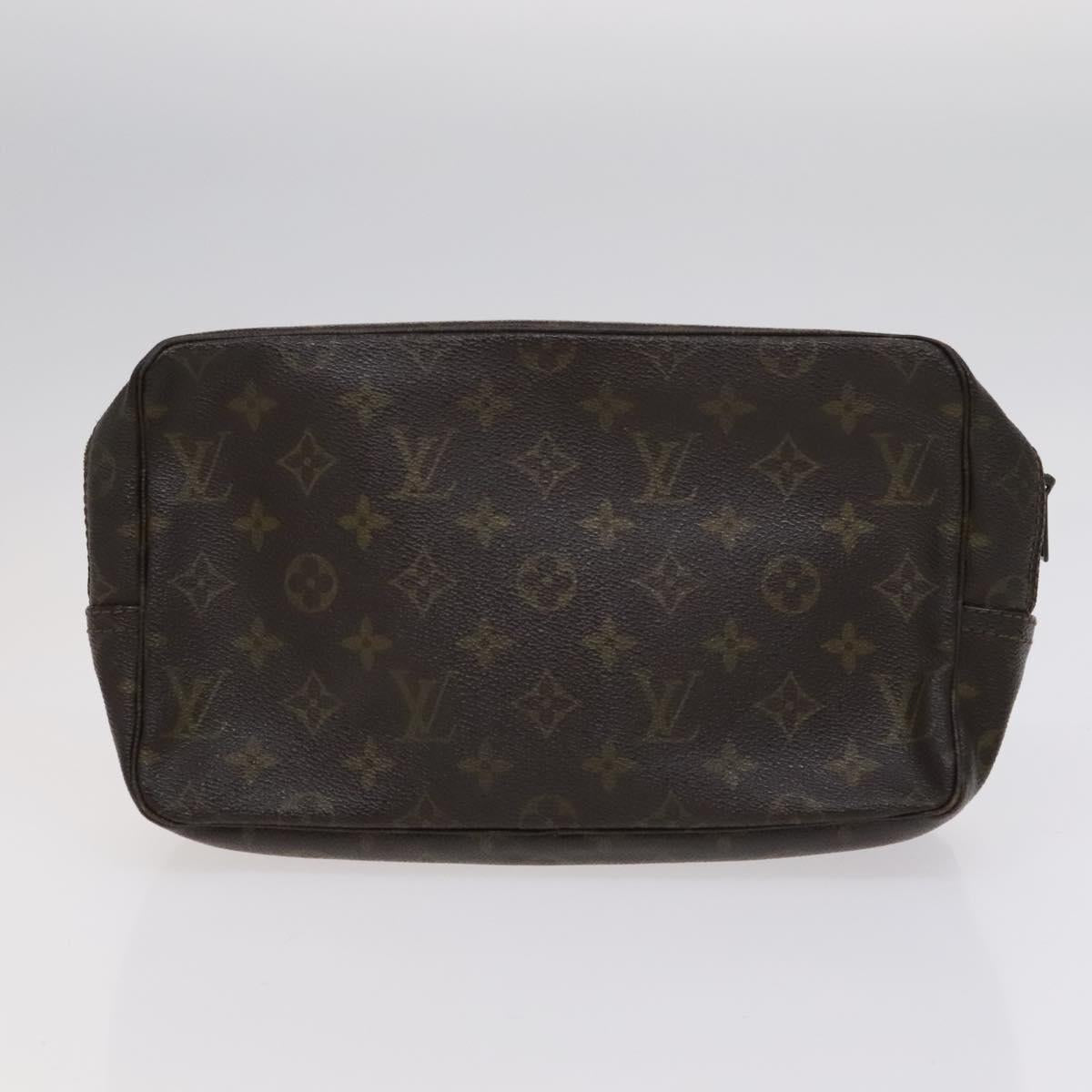 LOUIS VUITTON Monogram Trousse Toilette Clutch Bag 2Set LV Auth bs22553