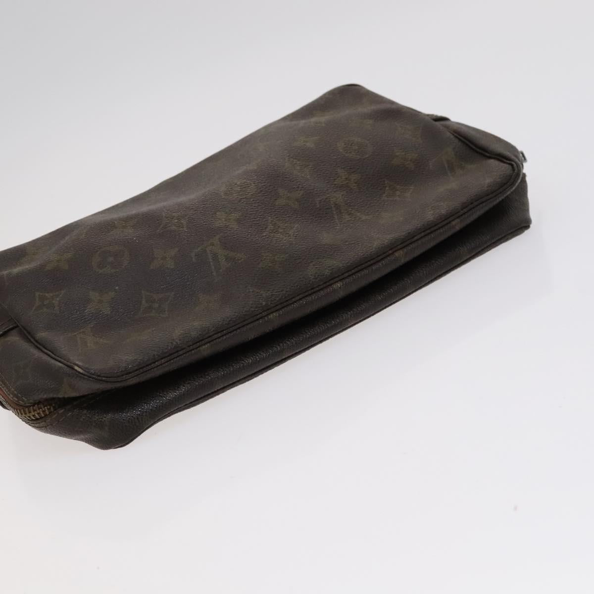 LOUIS VUITTON Monogram Trousse Toilette Clutch Bag 2Set LV Auth bs22553