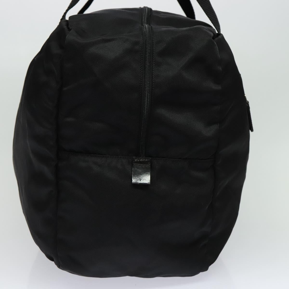 GUCCI Boston Bag Nylon Black 012 0389 Auth bs22576