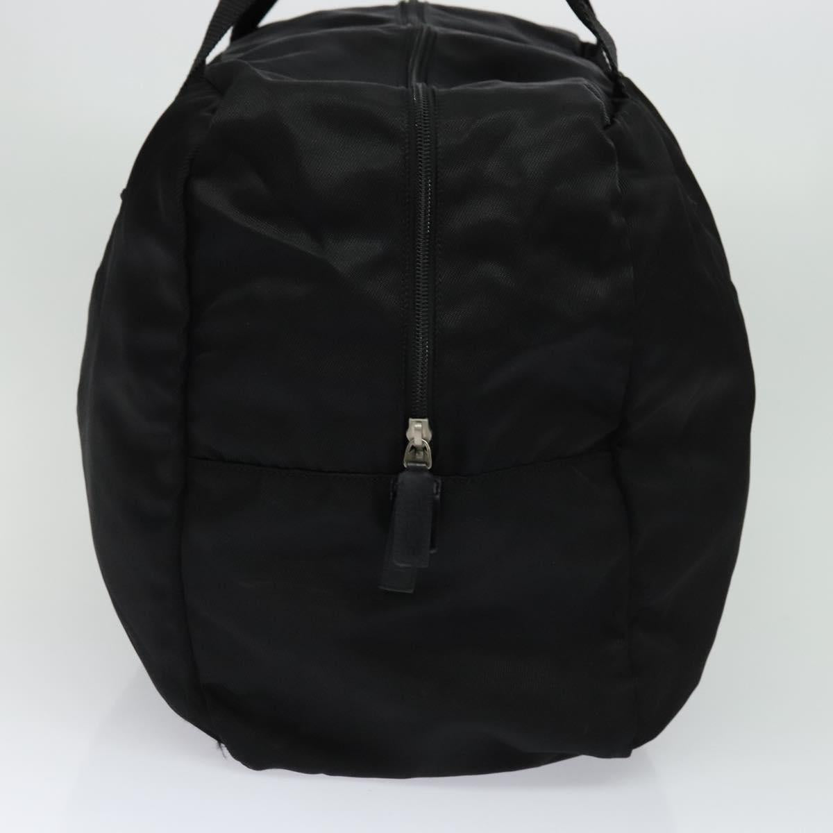 GUCCI Boston Bag Nylon Black 012 0389 Auth bs22576
