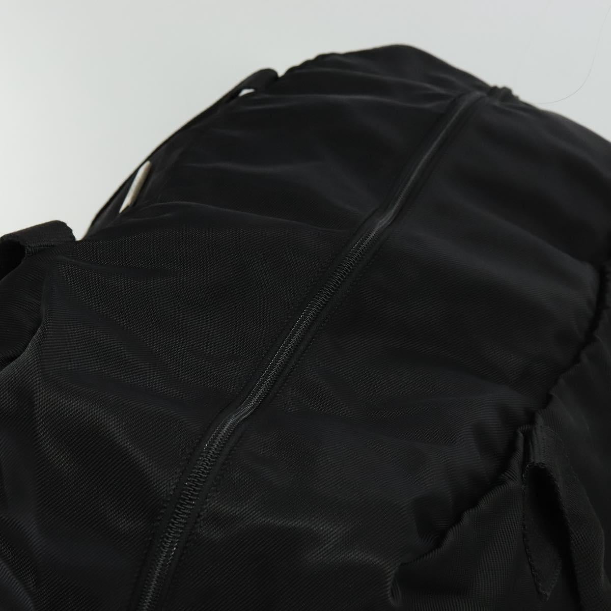 GUCCI Boston Bag Nylon Black 012 0389 Auth bs22576
