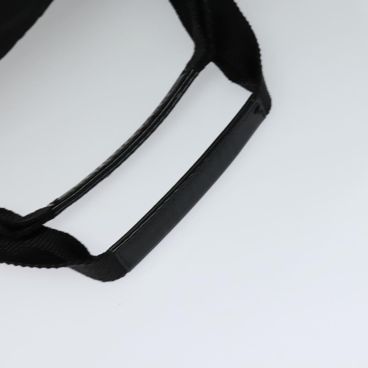 GUCCI Boston Bag Nylon Black 012 0389 Auth bs22576
