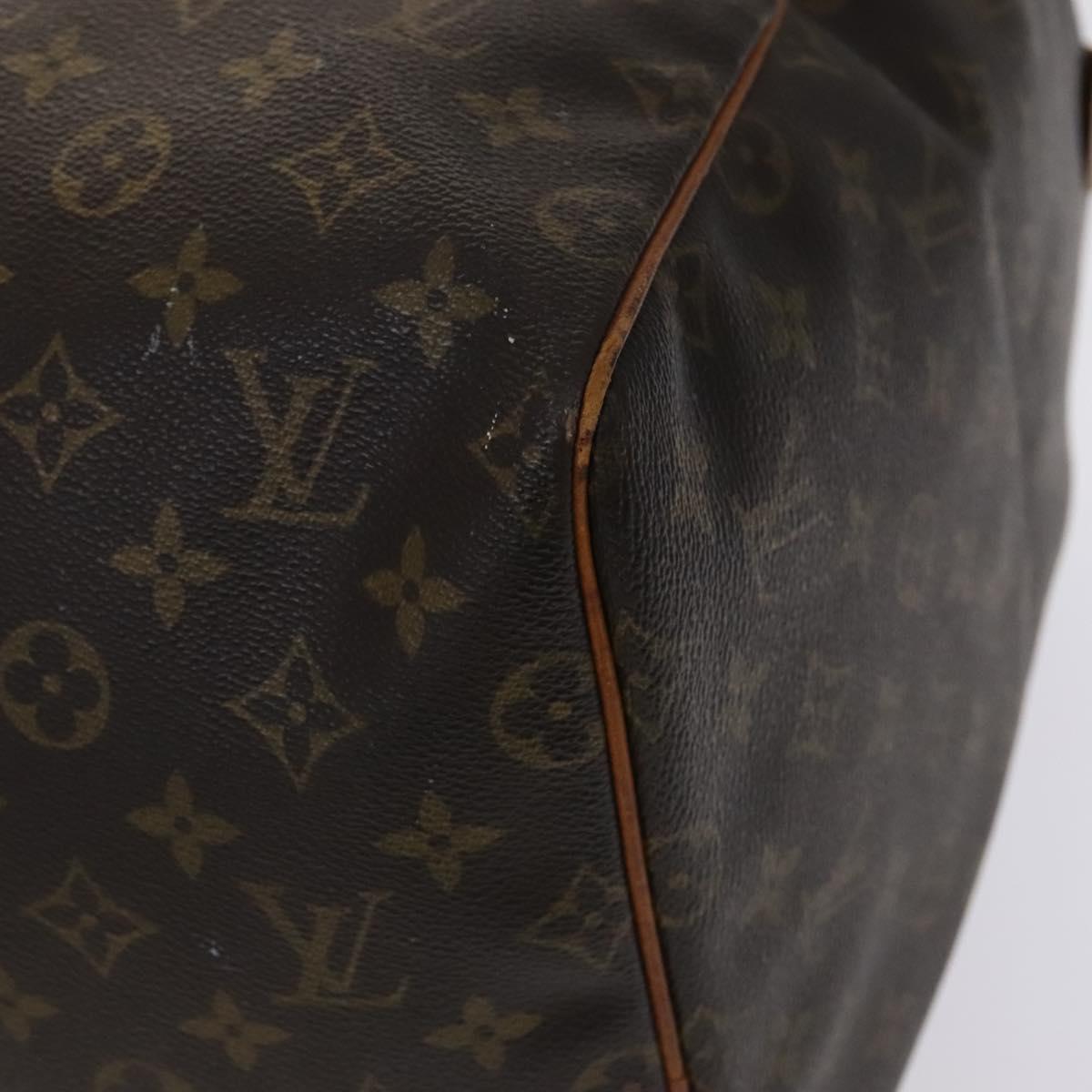LOUIS VUITTON Monogram Keepall 55 Boston Bag M41424 LV Auth bs22585
