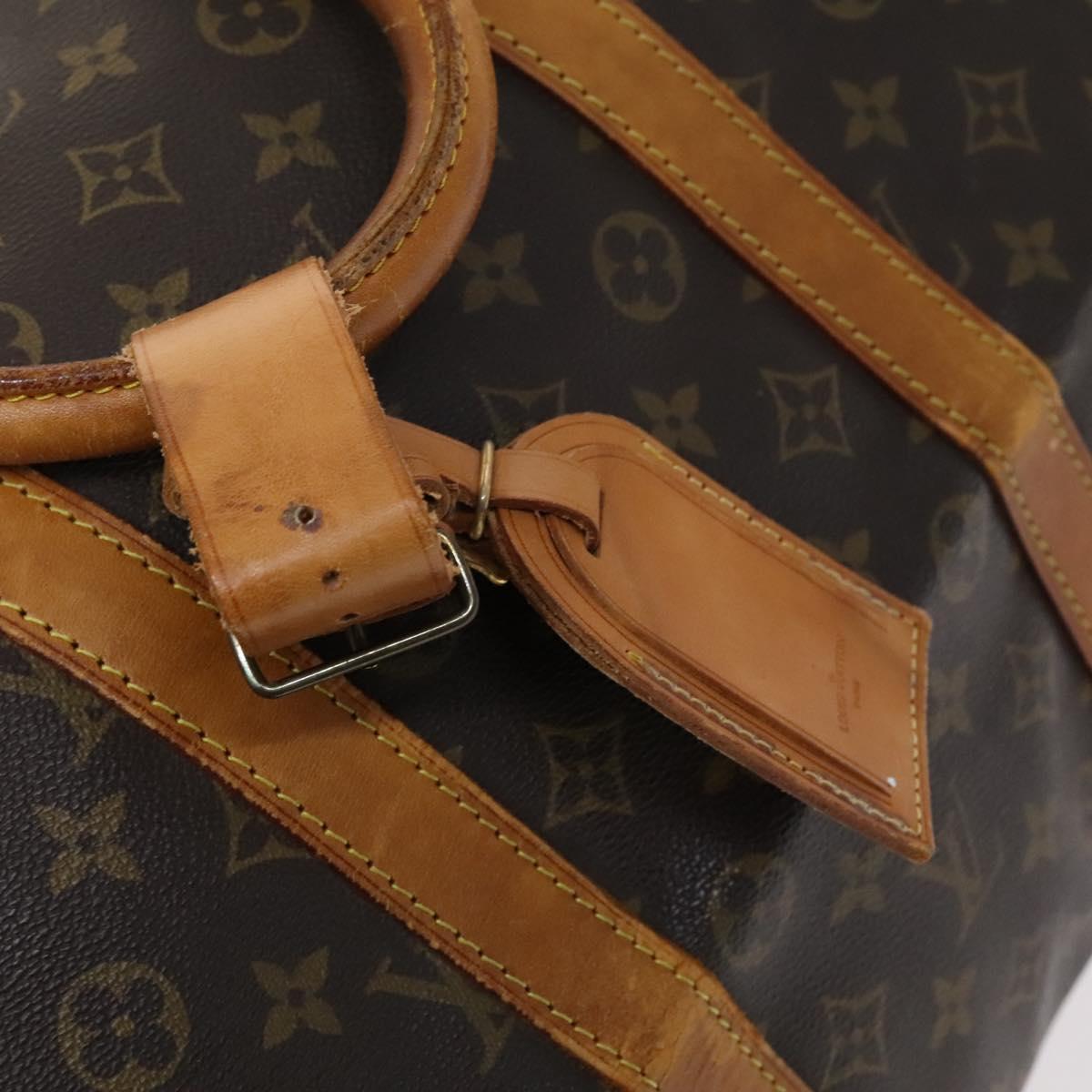 LOUIS VUITTON Monogram Keepall 55 Boston Bag M41424 LV Auth bs22585