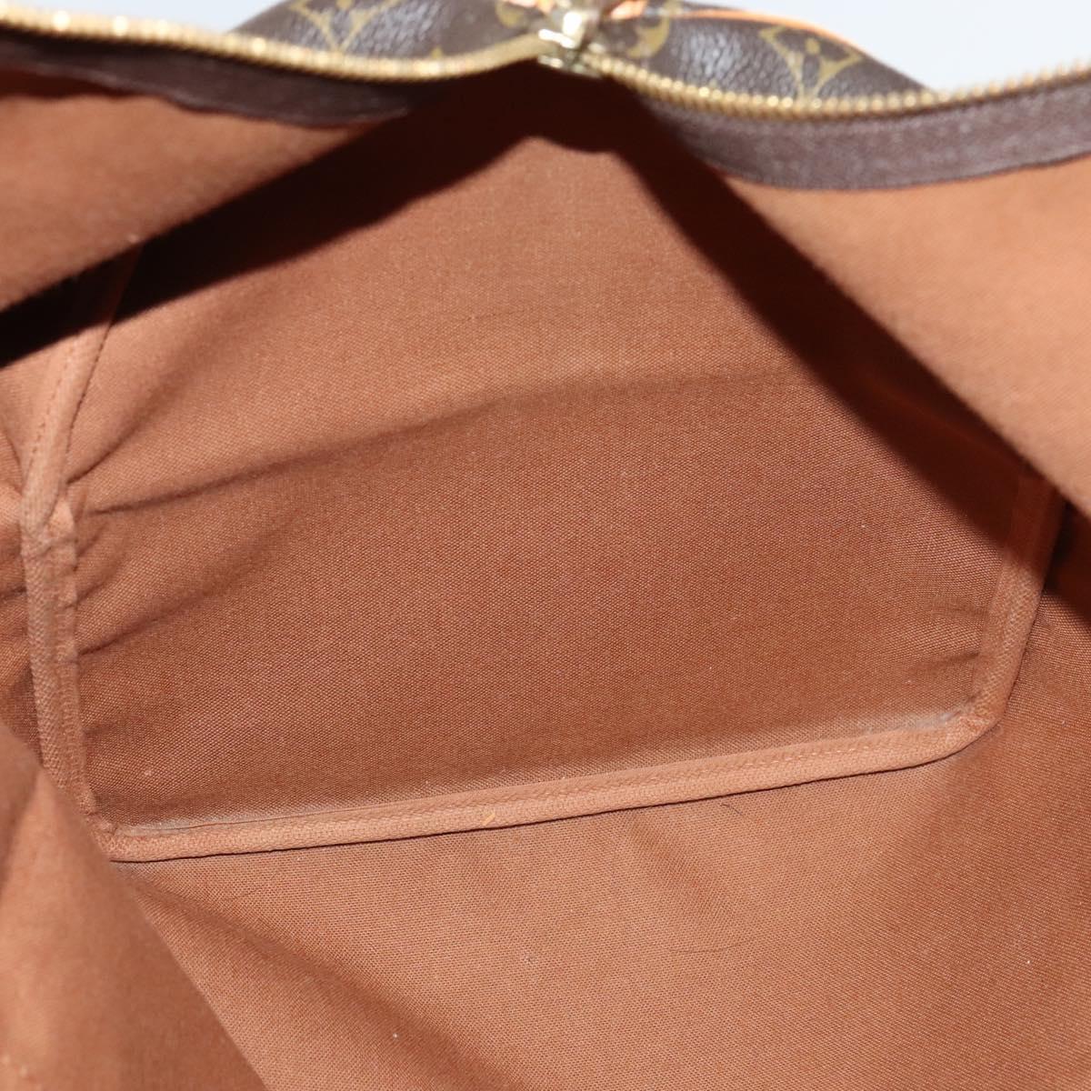 LOUIS VUITTON Monogram Keepall 55 Boston Bag M41424 LV Auth bs22585