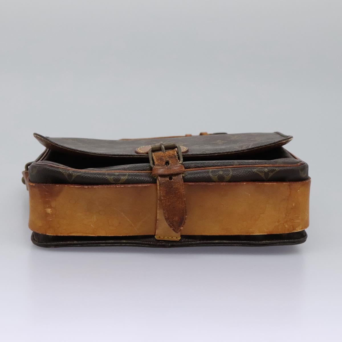 LOUIS VUITTON Monogram Cartouchiere GM Shoulder Bag M51252 LV Auth bs22682