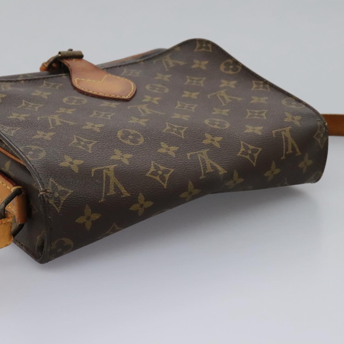 LOUIS VUITTON Monogram Cartouchiere GM Shoulder Bag M51252 LV Auth bs22682