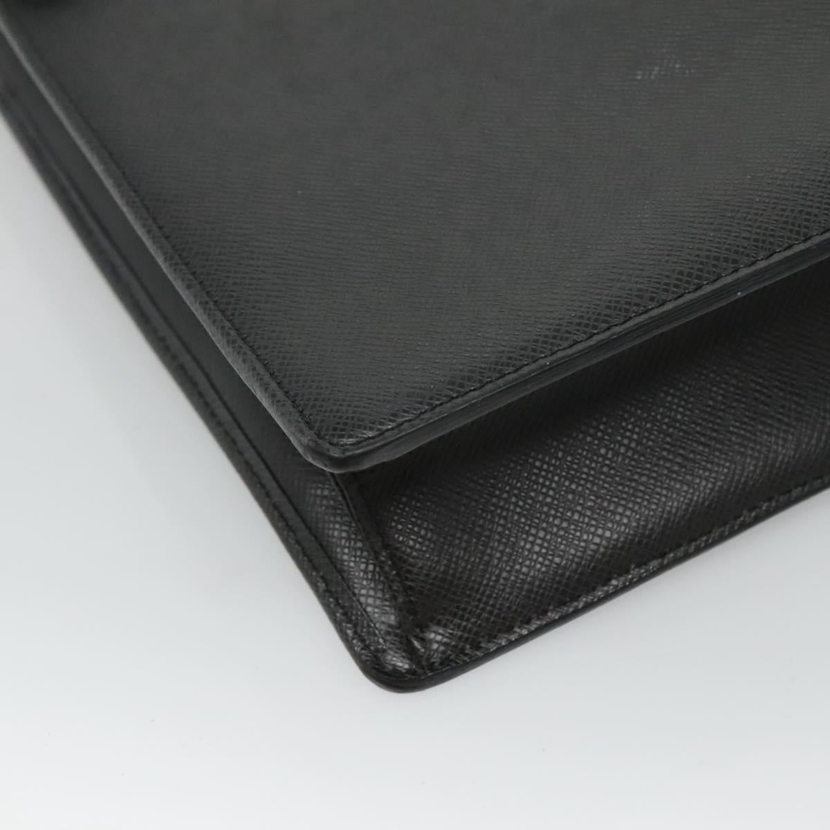 LOUIS VUITTON Taiga Serviette Kazan Business Bag Ardoise M30802 LV Auth bs22684