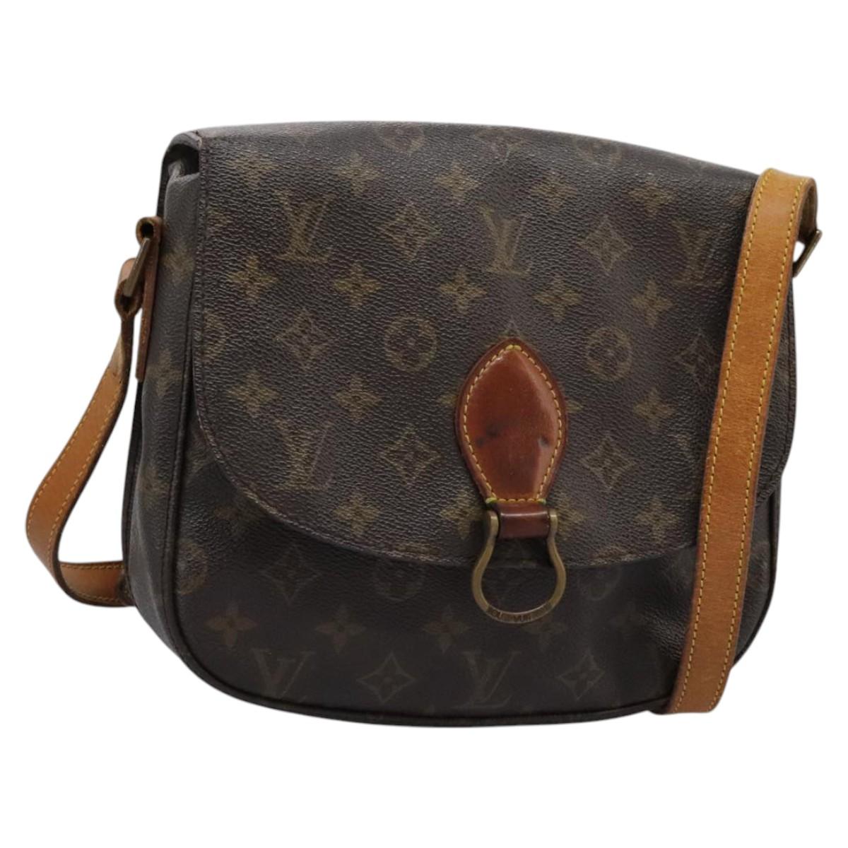 LOUIS VUITTON Monogram Saint Cloud GM Shoulder Bag M51242 LV Auth bs22925