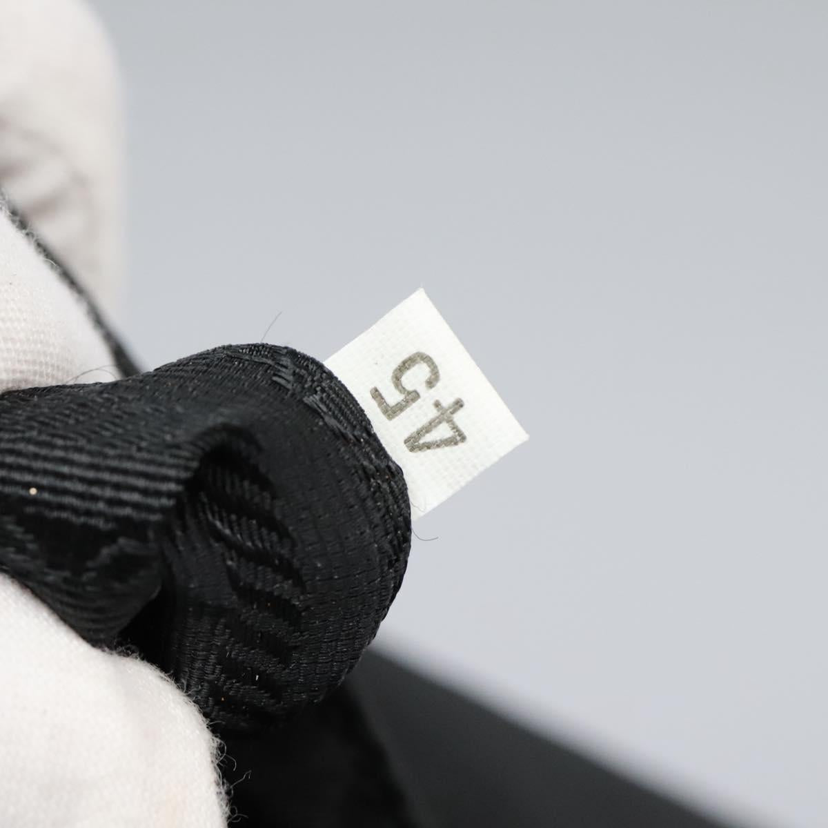 PRADA Backpack Nylon Black Gold Auth bs22978