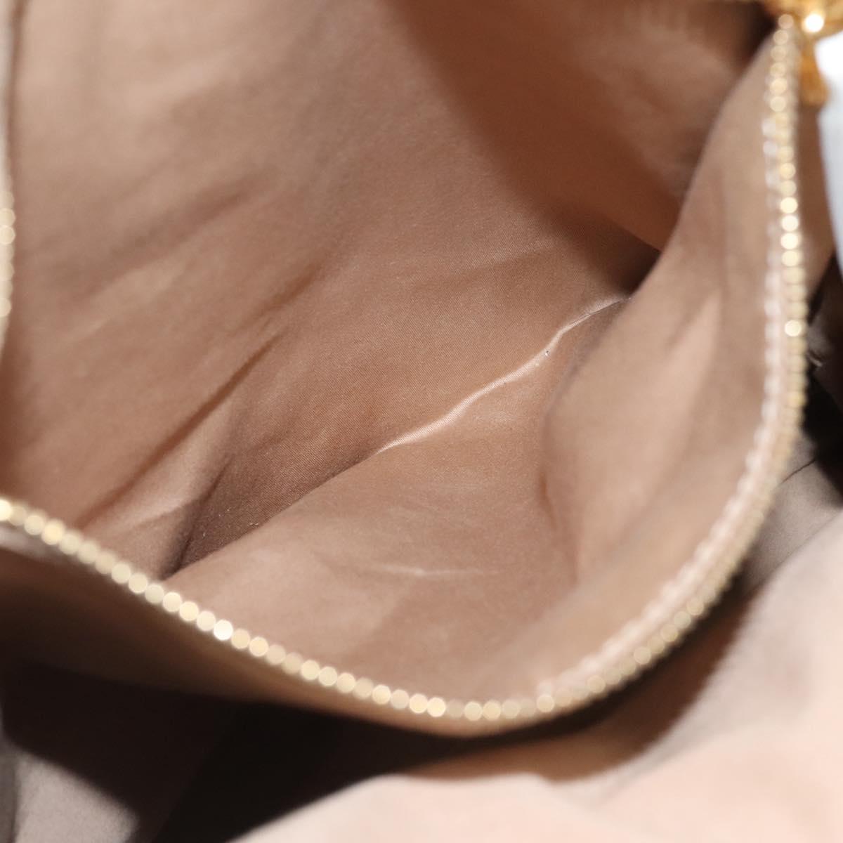 Miu Miu Matelasse Hand Bag Leather 2way White Auth bs22999