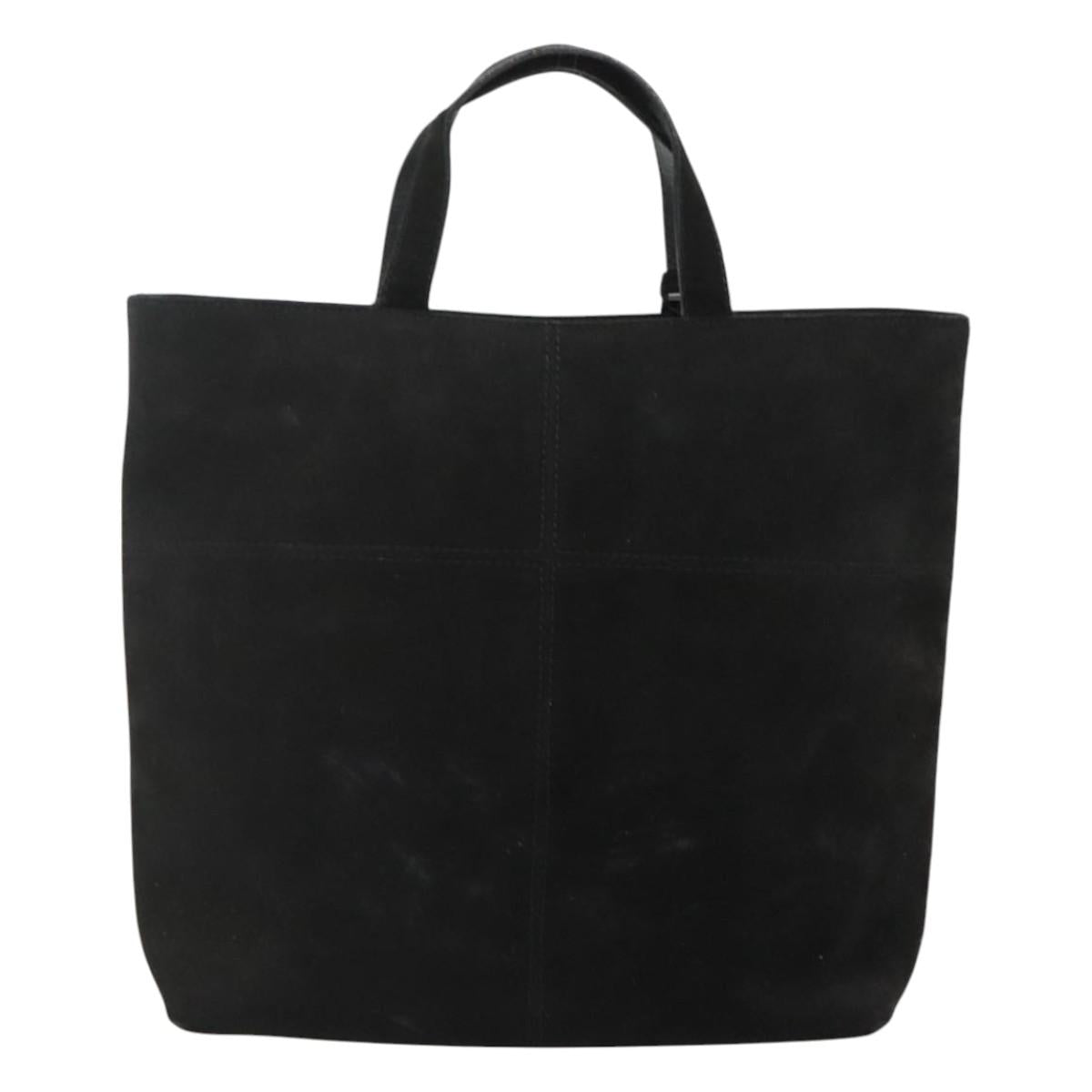 GUCCI Hand Bag Suede Black 002 2113 0475 Auth bs23012