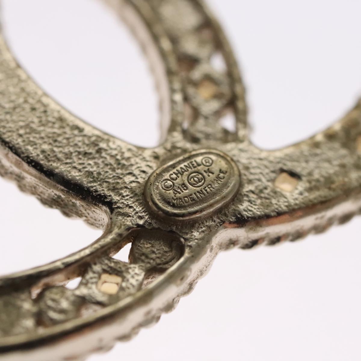 CHANEL COCO Mark Brooch Metal Gold Tone CC Auth bs23015