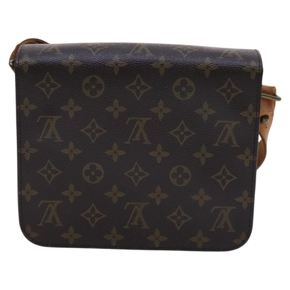 LOUIS VUITTON Monogram Cartouchiere MM Shoulder Bag M51253 LV Auth bs23044