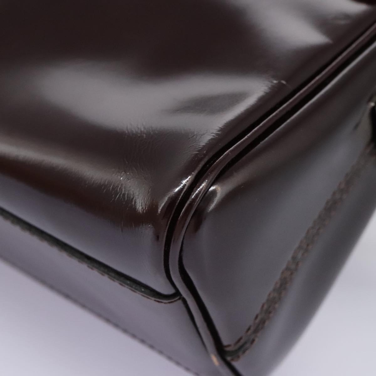 Gianni Versace Shoulder Bag Leather 2way Brown Auth bs23058