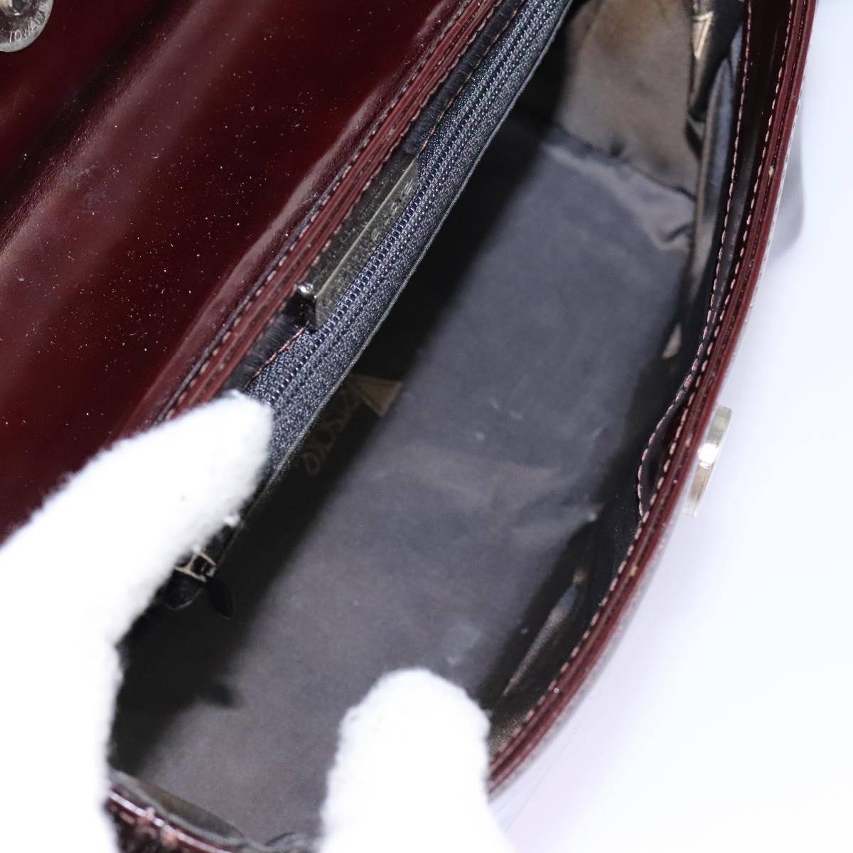 Gianni Versace Shoulder Bag Leather 2way Brown Auth bs23058