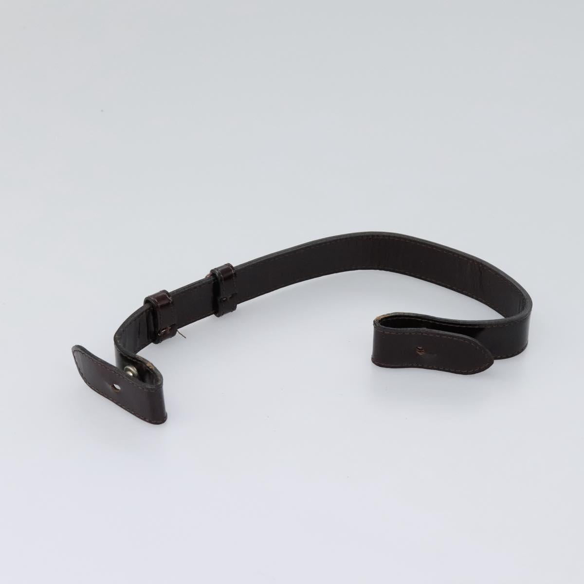 Gianni Versace Shoulder Bag Leather 2way Brown Auth bs23058