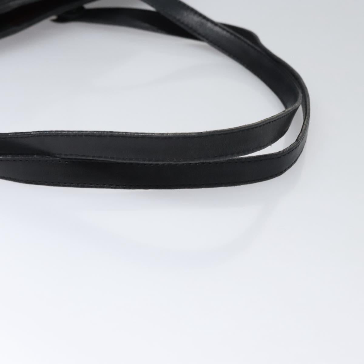 Salvatore Ferragamo Gancini Tote Bag Canvas Black Silver Auth bs23065