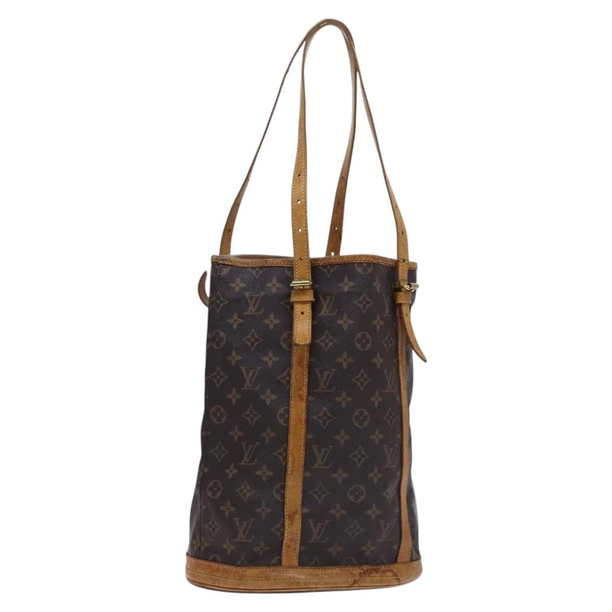 LOUIS VUITTON Monogram Bucket GM Shoulder Bag M42236 LV Auth bs23072