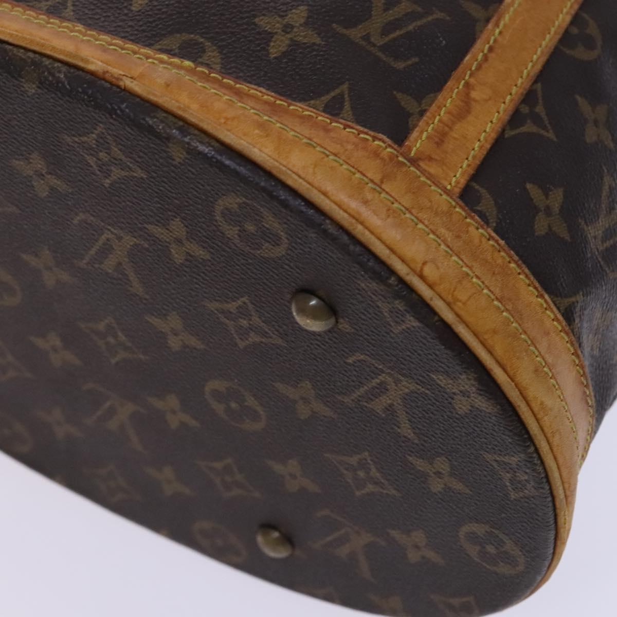 LOUIS VUITTON Monogram Bucket GM Shoulder Bag M42236 LV Auth bs23072