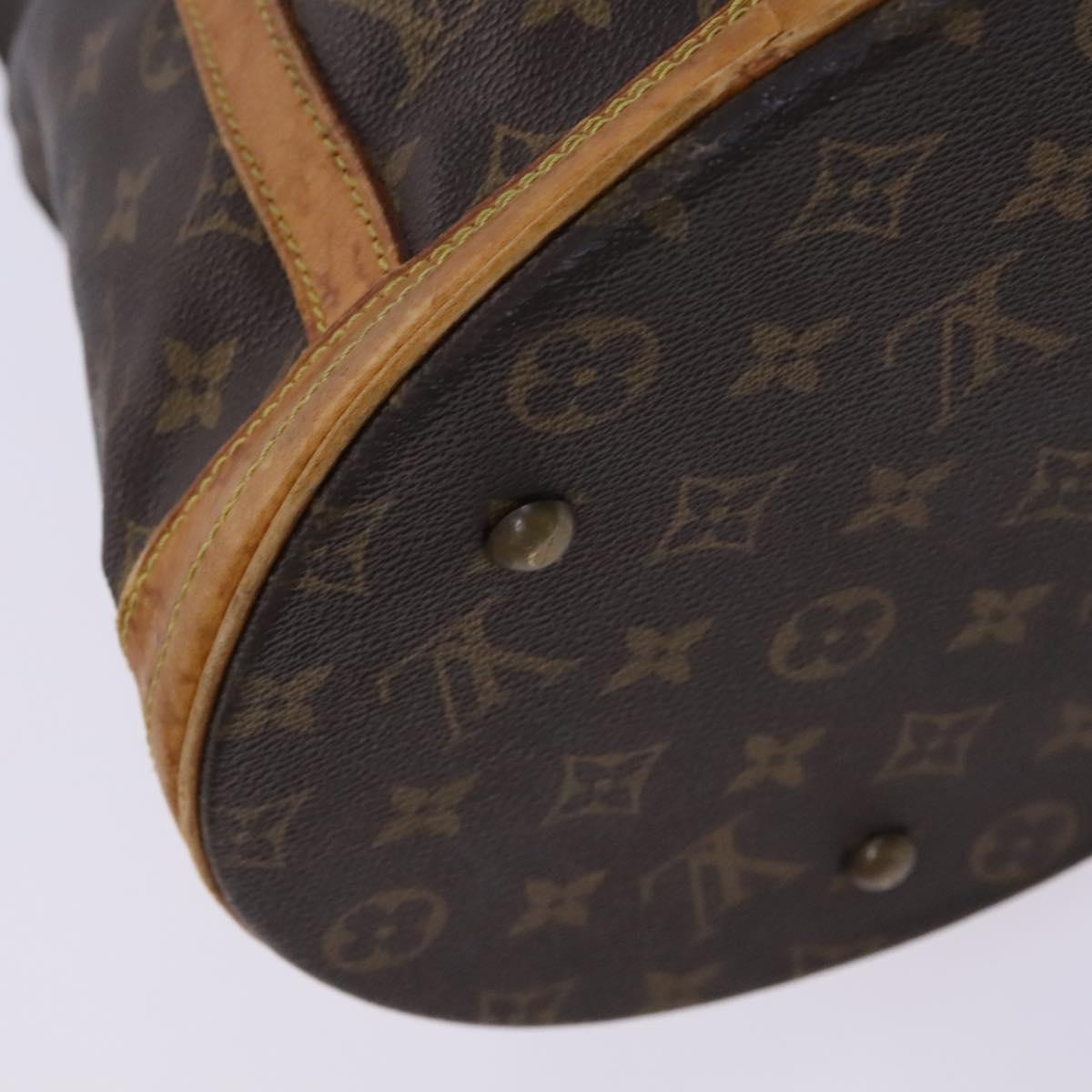 LOUIS VUITTON Monogram Bucket GM Shoulder Bag M42236 LV Auth bs23072