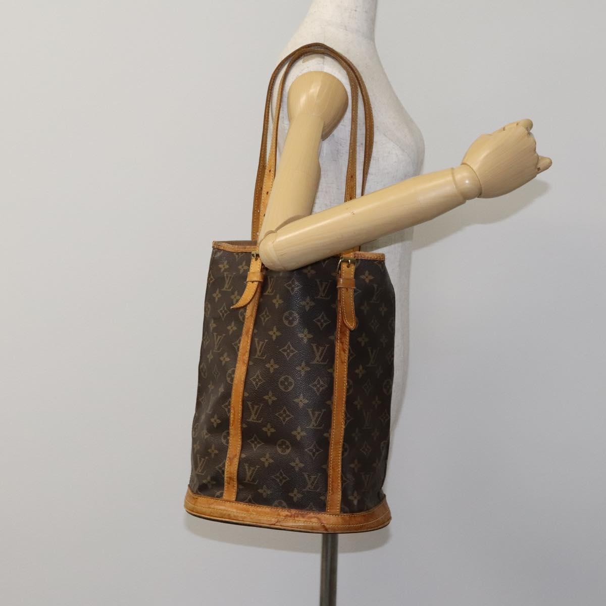 LOUIS VUITTON Monogram Bucket GM Shoulder Bag M42236 LV Auth bs23072