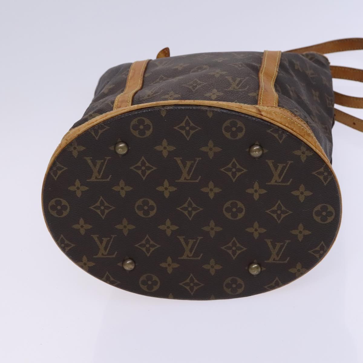 LOUIS VUITTON Monogram Bucket GM Shoulder Bag M42236 LV Auth bs23072