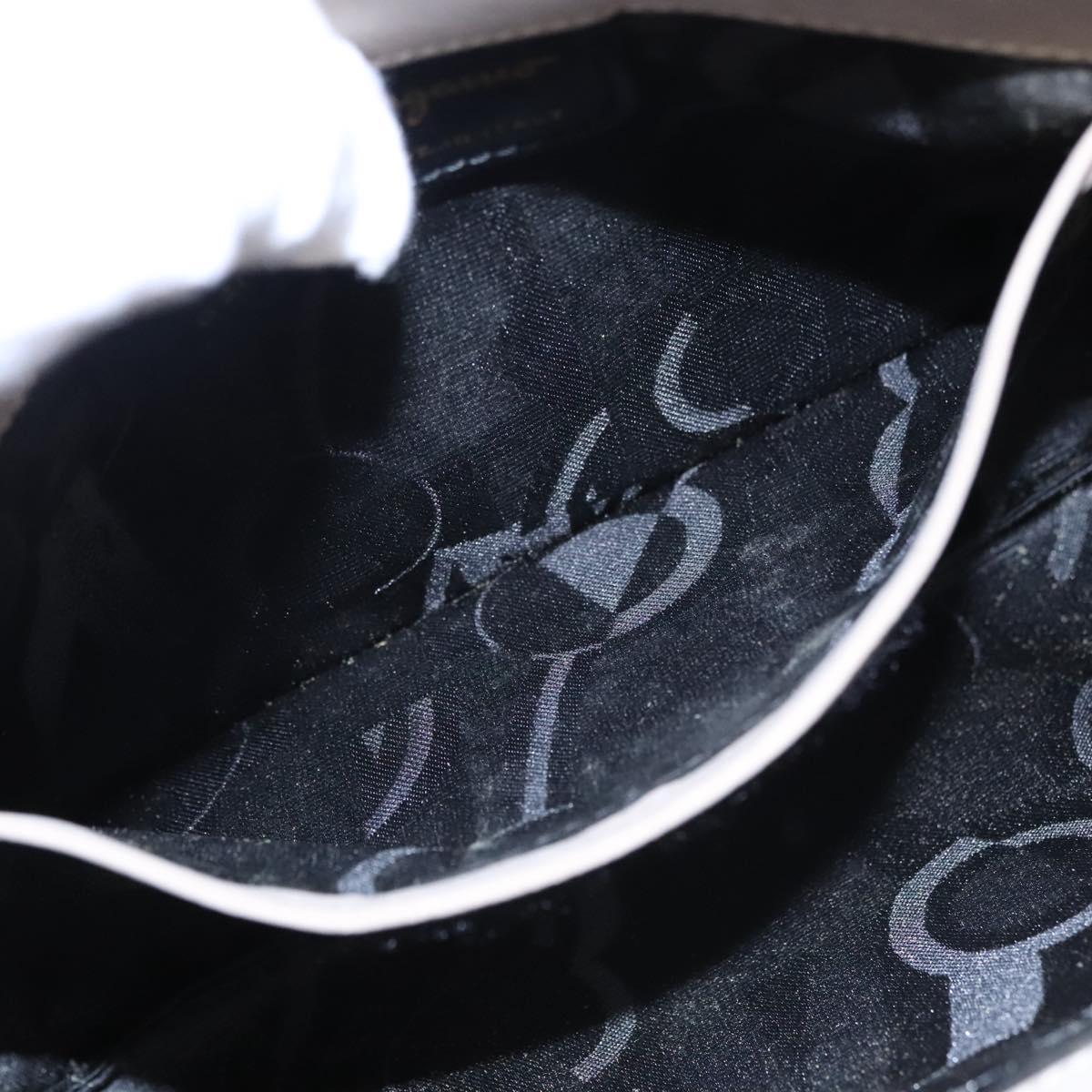 Salvatore Ferragamo Vala Shoulder Bag Suede Beige Auth bs23073