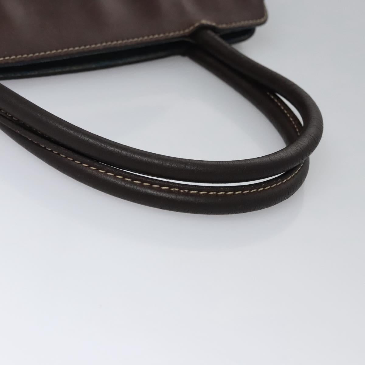 CHANEL Hand Bag Denim Blue CC Auth bs23137