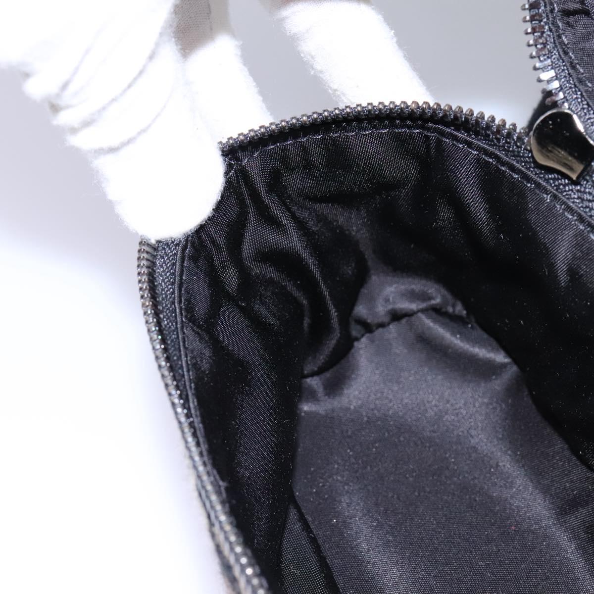 DOLCE&GABBANA Leopard Waist Bag Canvas Green Black Auth bs23142