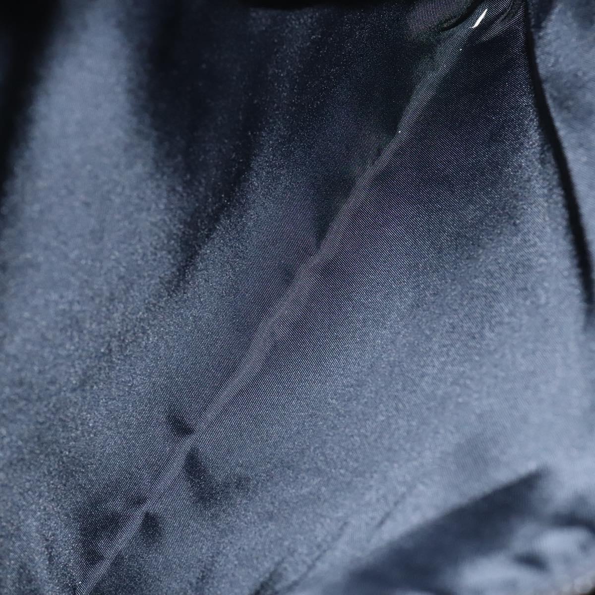 DOLCE&GABBANA Leopard Hand Bag Canvas 2way Green Black Auth bs23143