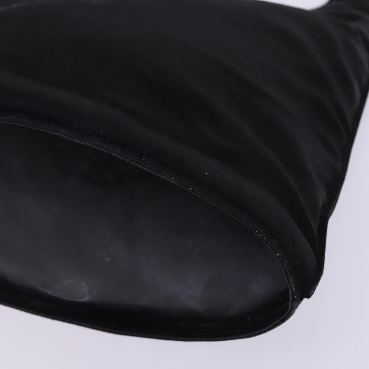 GUCCI Shoulder Bag Nylon Black Auth bs23154