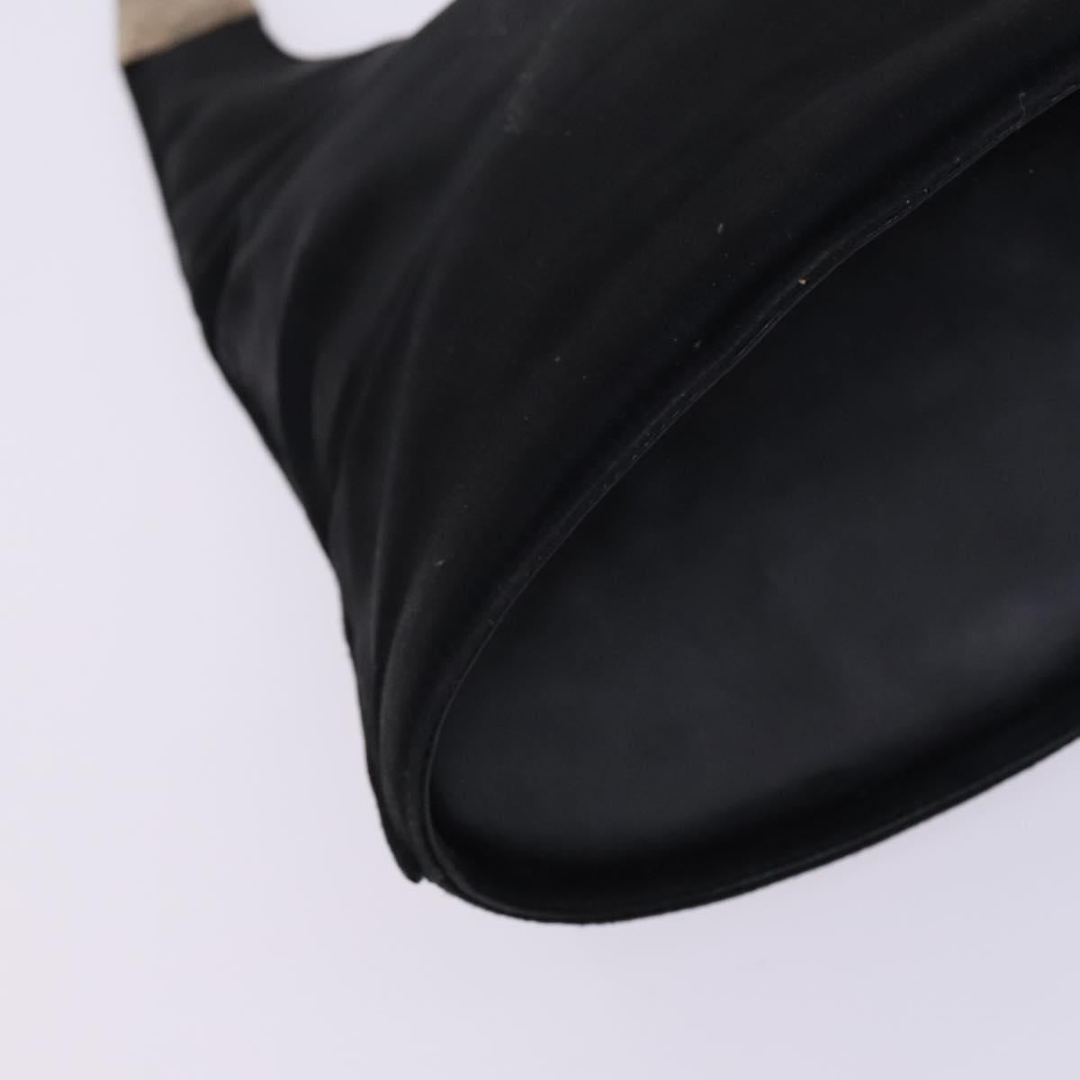 GUCCI Shoulder Bag Nylon Black Auth bs23154