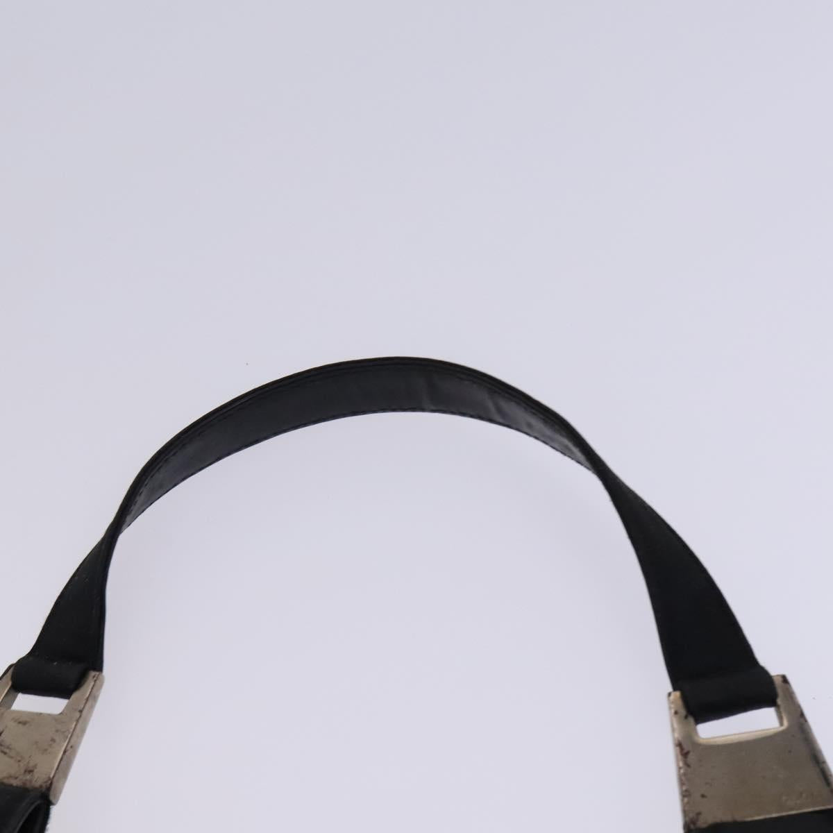 GUCCI Shoulder Bag Nylon Black Auth bs23154