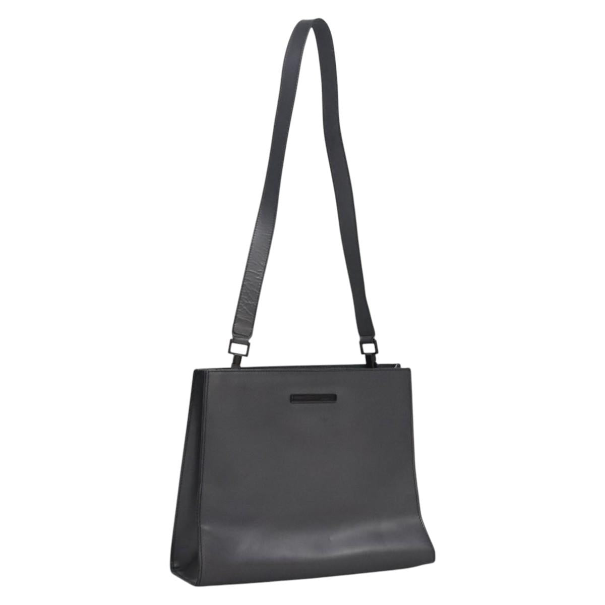 GUCCI Hand Bag Patent leather 2way Silver 001 2020 1854 Auth bs23158
