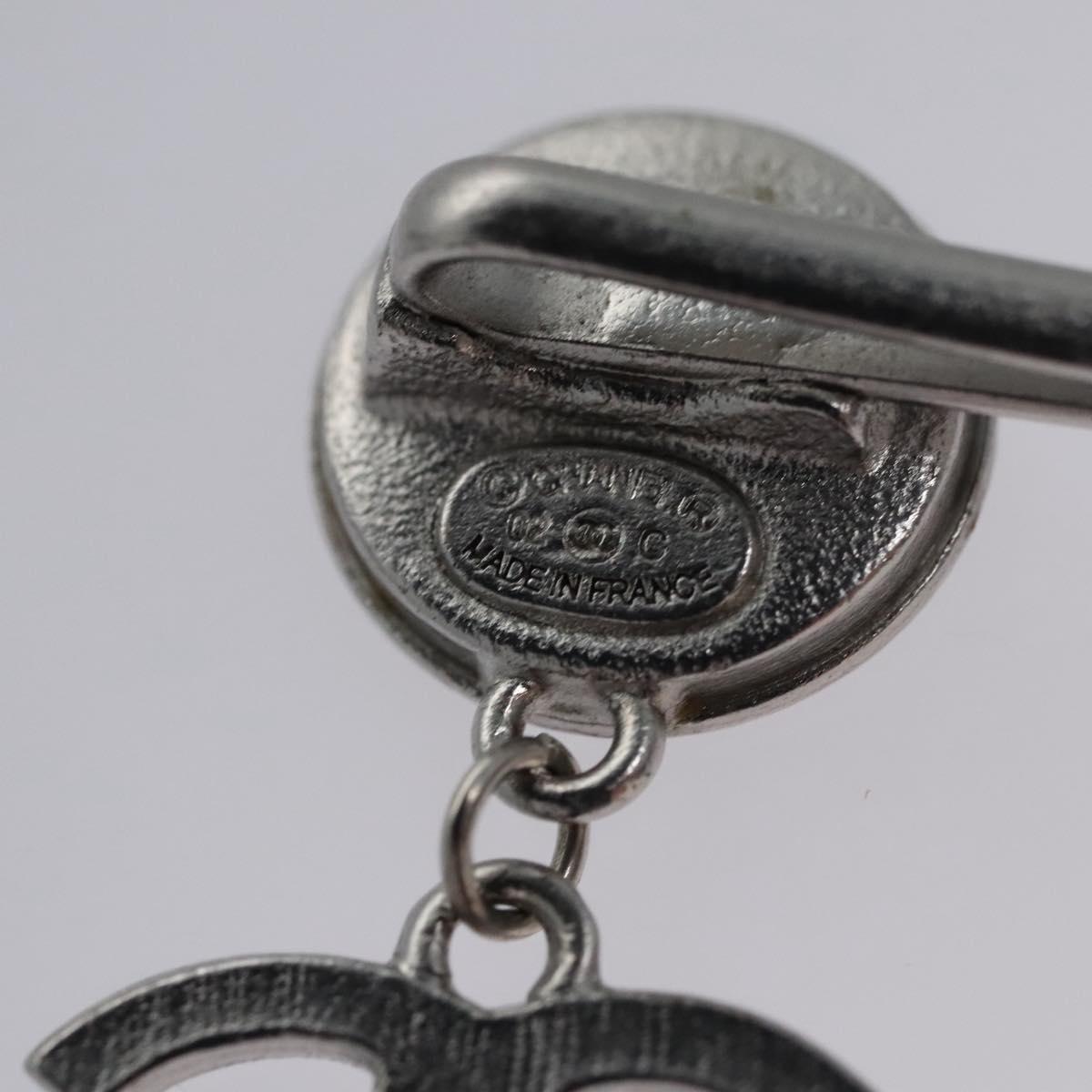 CHANEL Hairpin Pin Metal Silver LV Auth bs23181