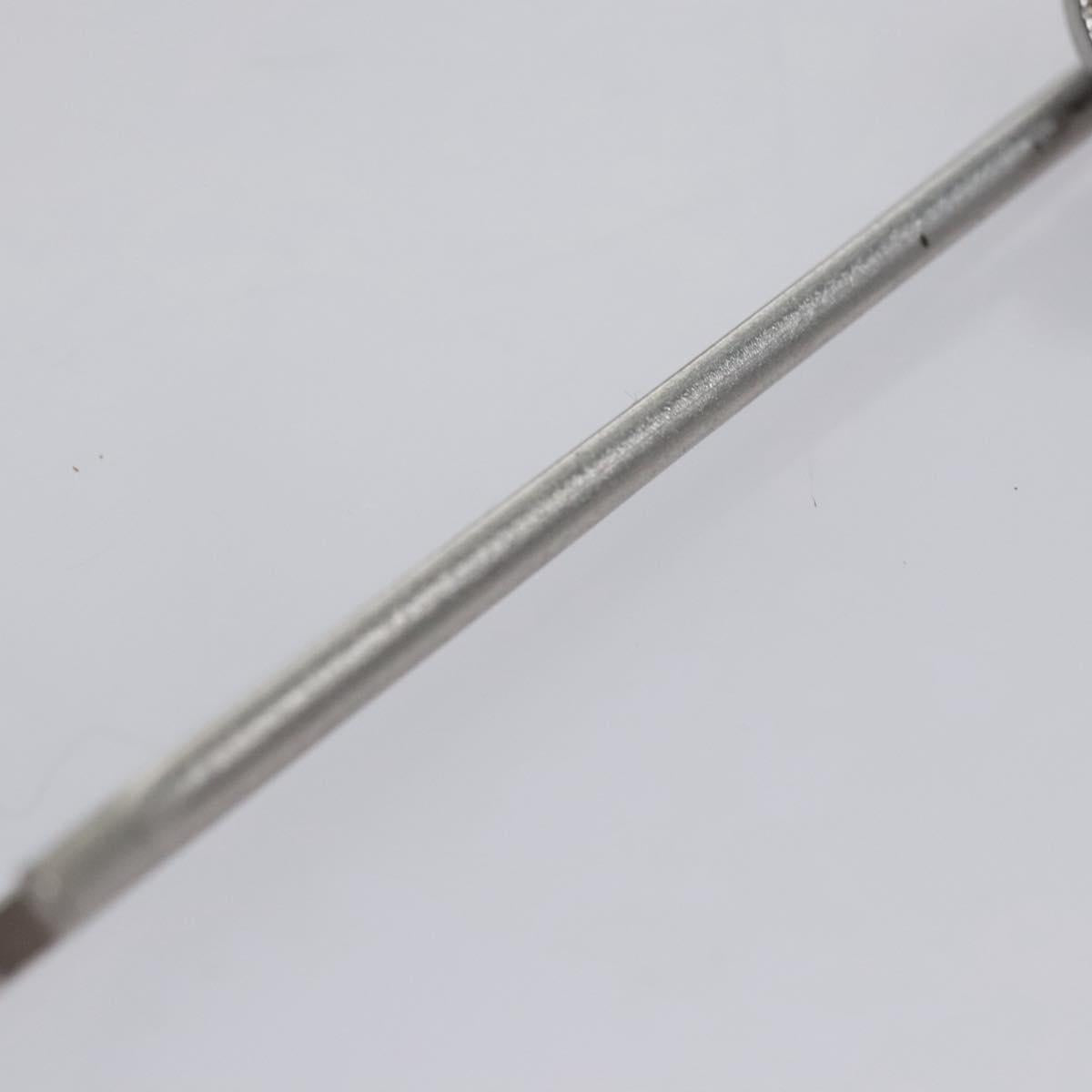 CHANEL Hairpin Pin Metal Silver LV Auth bs23181