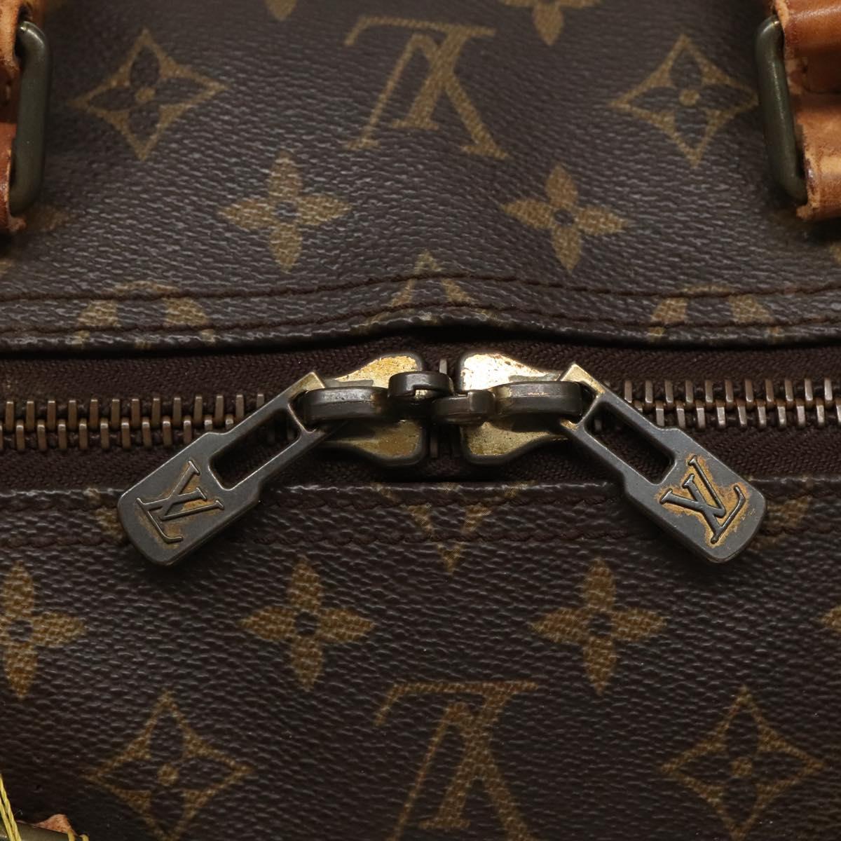 LOUIS VUITTON Monogram Keepall 55 Boston Bag M41424 LV Auth bs23193