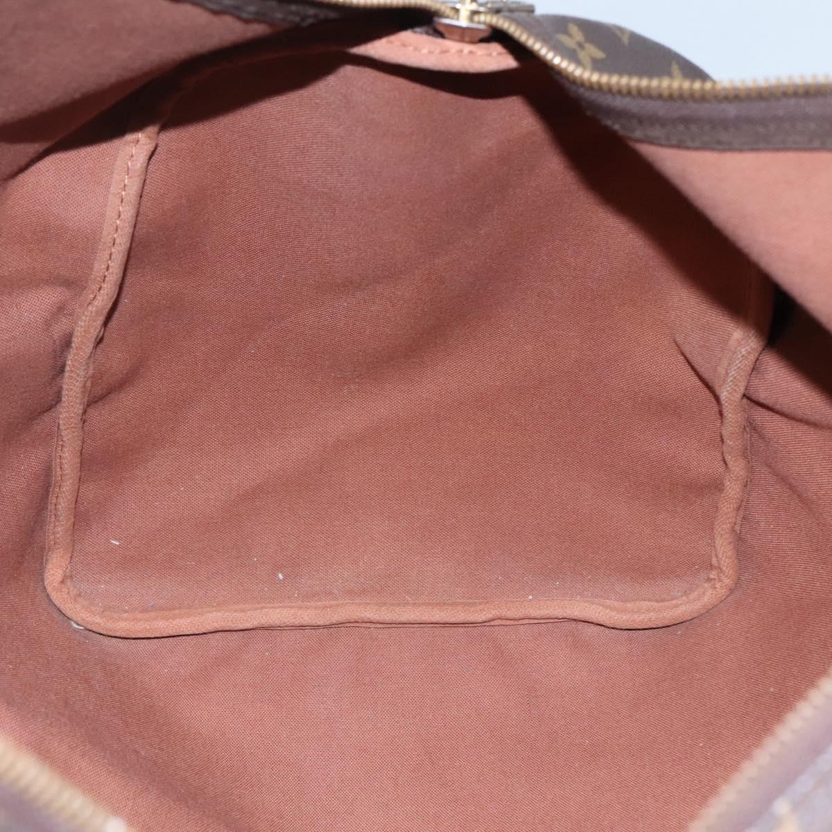 LOUIS VUITTON Monogram Keepall 55 Boston Bag M41424 LV Auth bs23193