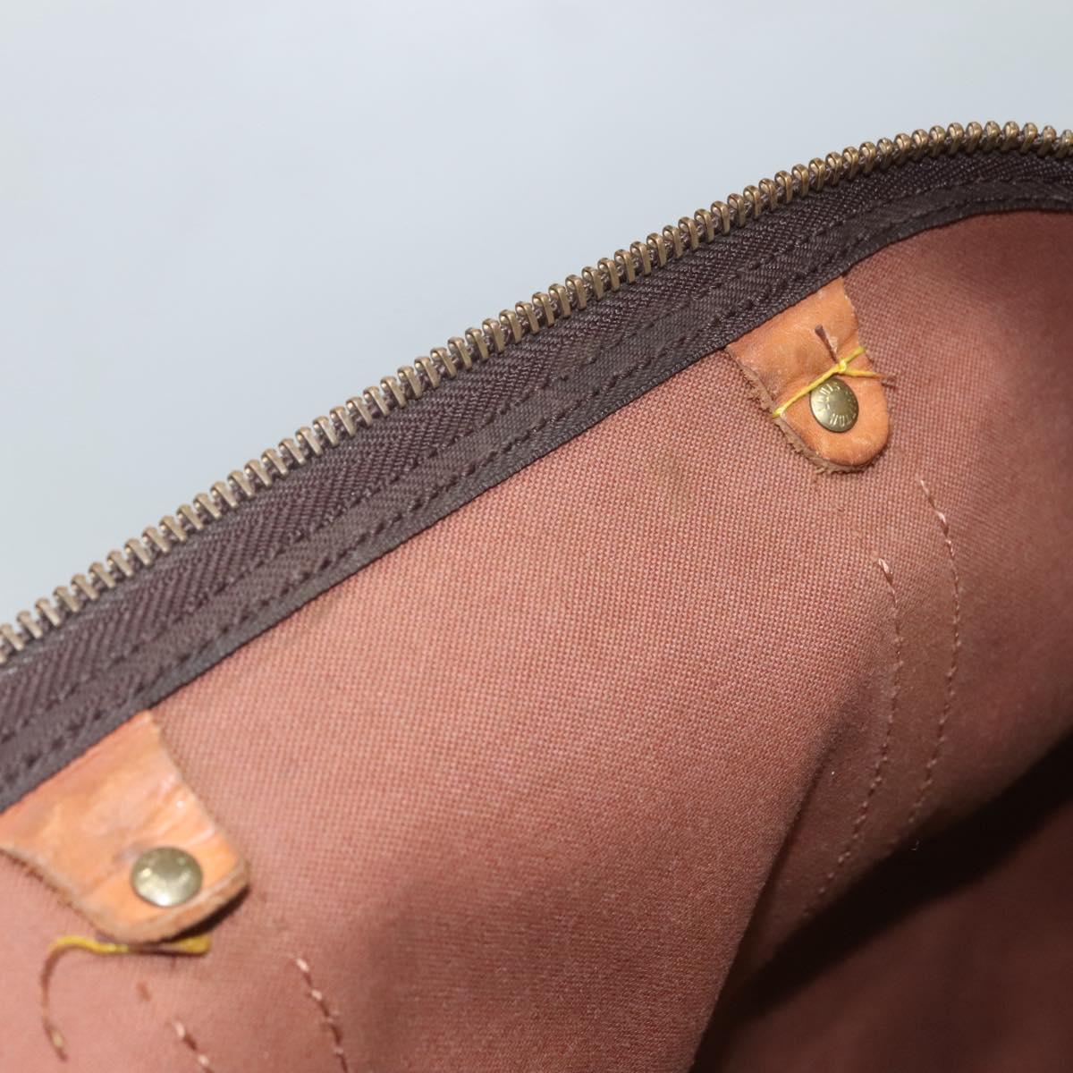 LOUIS VUITTON Monogram Keepall 55 Boston Bag M41424 LV Auth bs23193