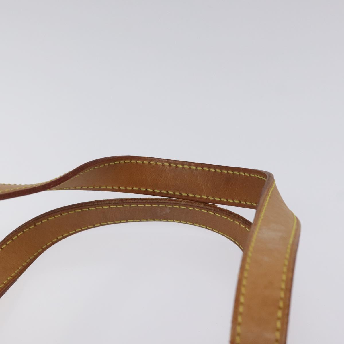 LOUIS VUITTON Monogram Vernis Houston Hand Bag Beige M91004 LV Auth bs23194