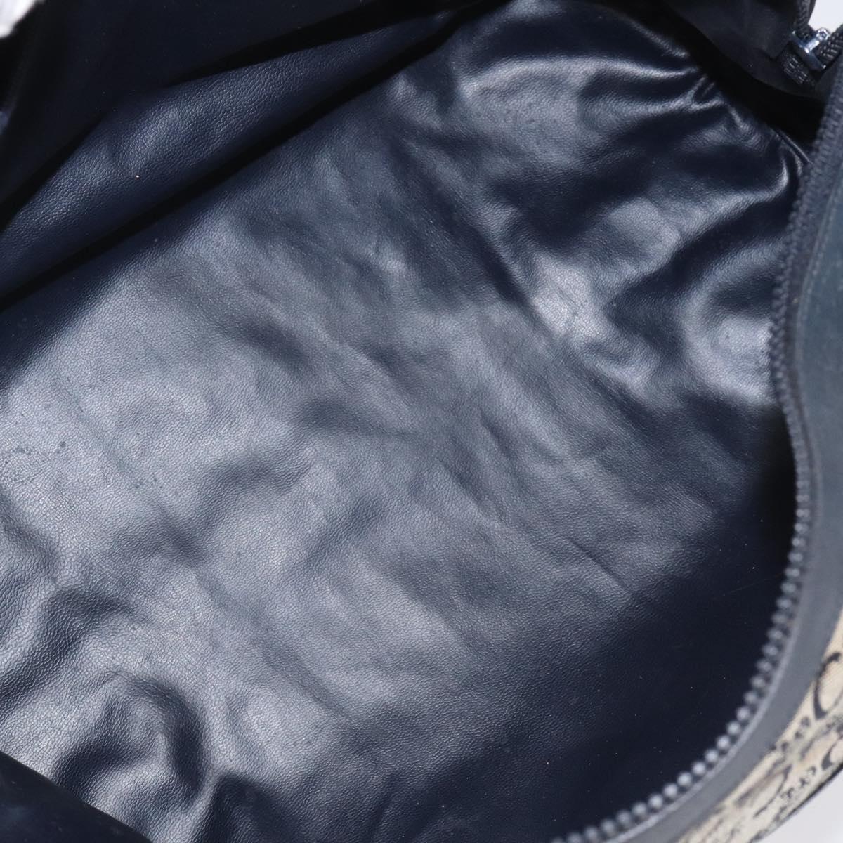 CELINE C Macadam Hand Bag Canvas Navy Auth bs23203