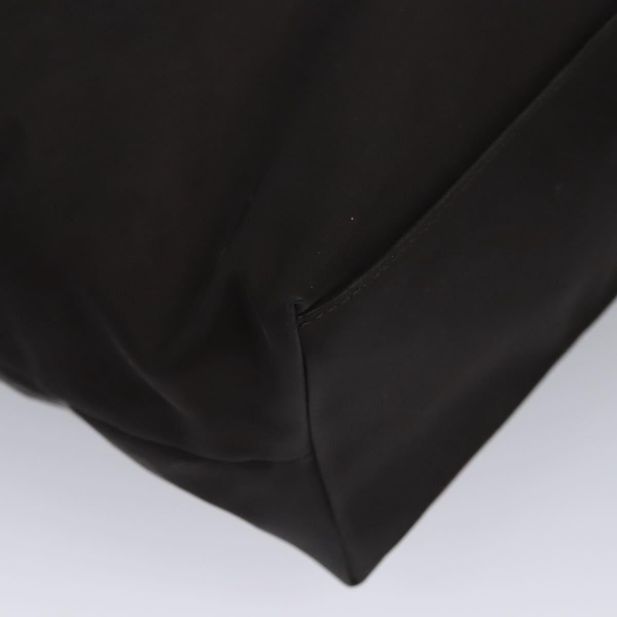 Salvatore Ferragamo Gancini Tote Bag Nylon Brown Auth bs23209