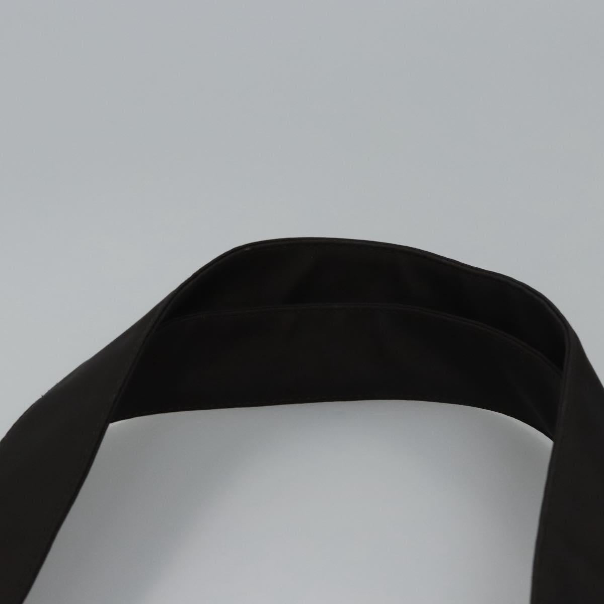 Salvatore Ferragamo Gancini Tote Bag Nylon Brown Auth bs23209