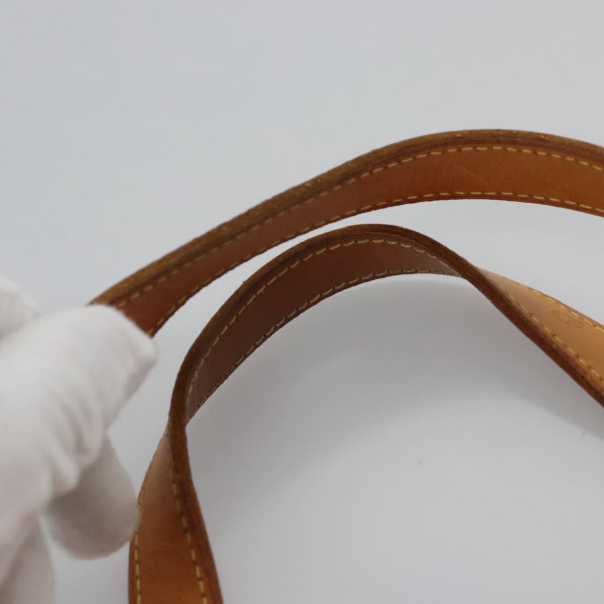 LOUIS VUITTON Monogram Vernis Houston Hand Bag Beige M91004 LV Auth bs23222