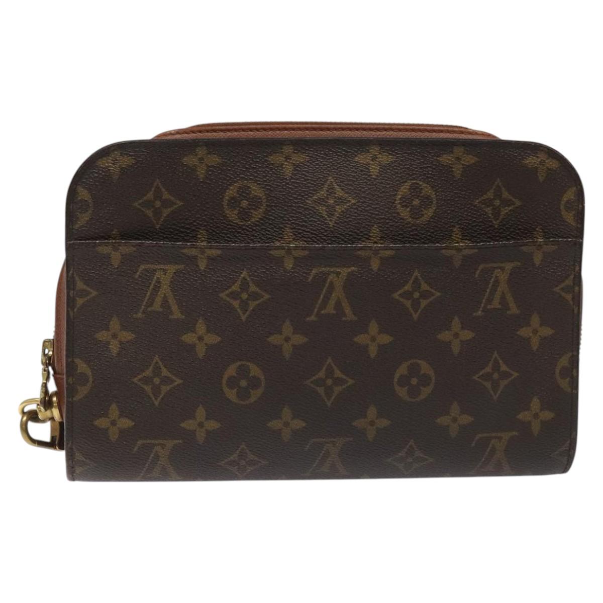 LOUIS VUITTON Monogram Orsay Clutch Bag M51790 LV Auth bs23226