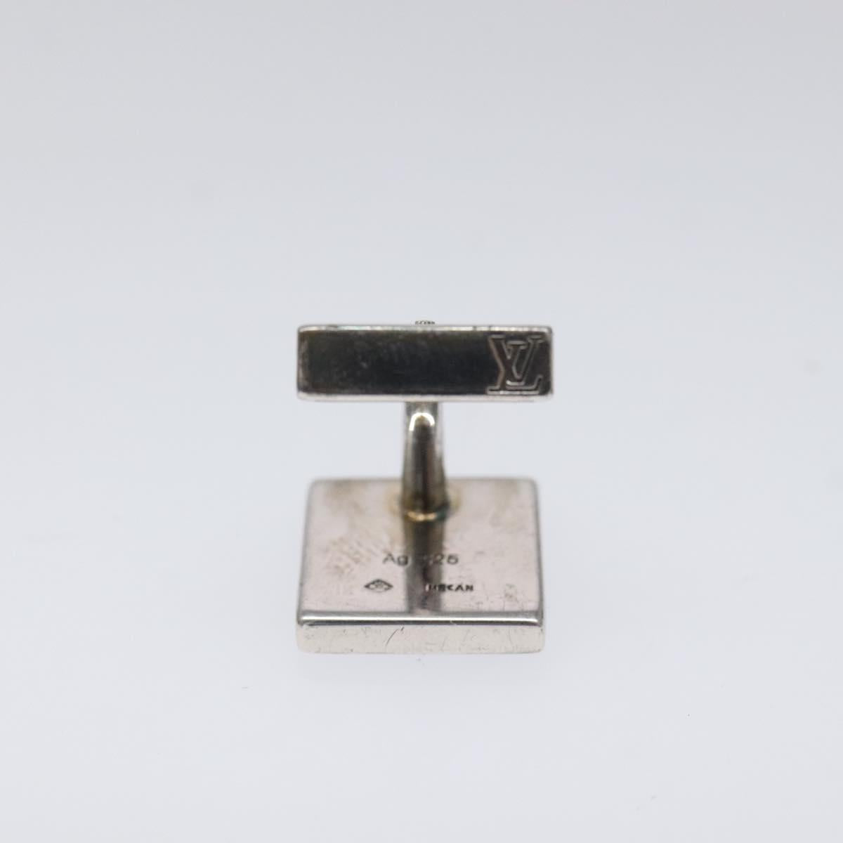 LOUIS VUITTON Damier Ebene Buton De Manchette Cuffs LV Auth bs23253