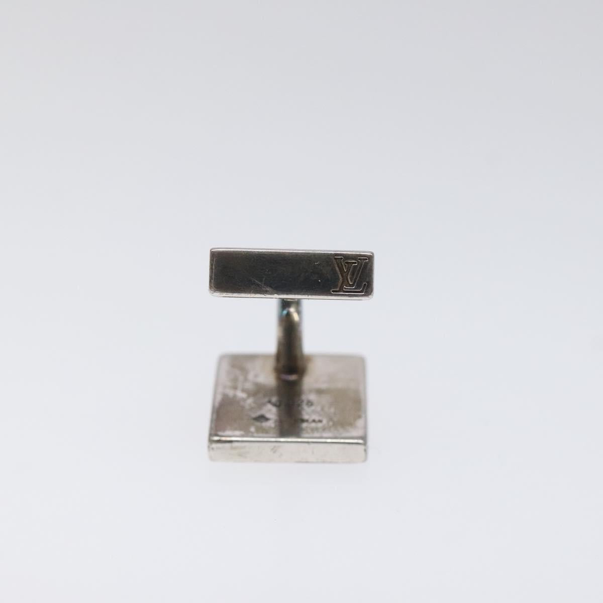 LOUIS VUITTON Damier Ebene Buton De Manchette Cuffs LV Auth bs23253