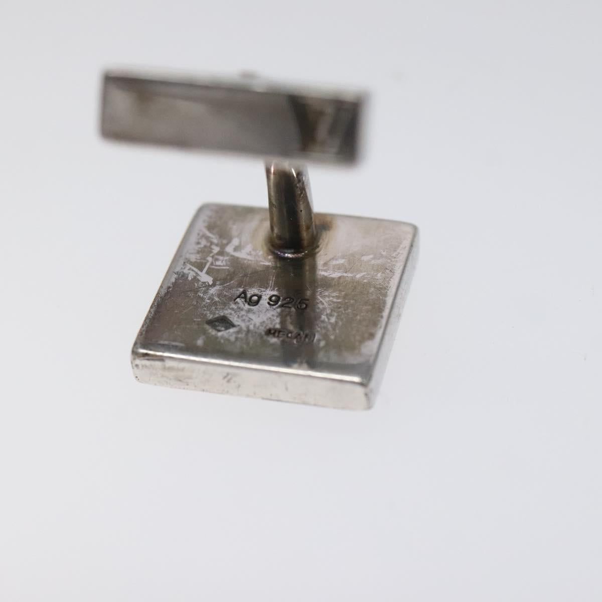 LOUIS VUITTON Damier Ebene Buton De Manchette Cuffs LV Auth bs23253