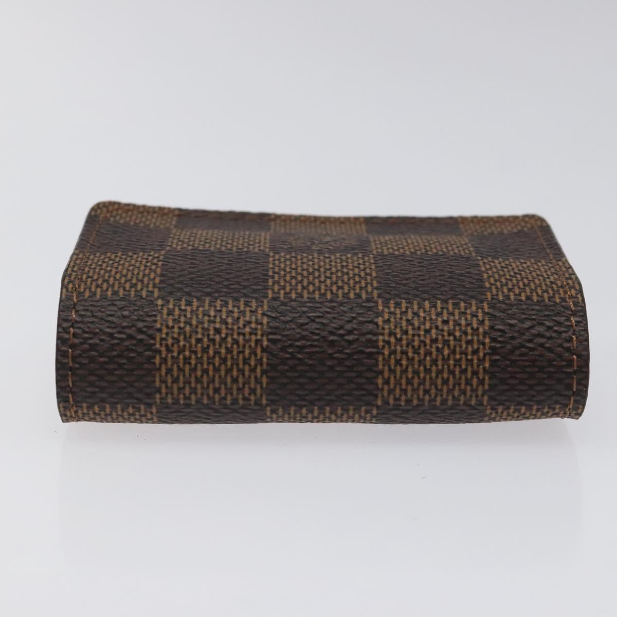 LOUIS VUITTON Damier Ebene Buton De Manchette Cuffs LV Auth bs23253